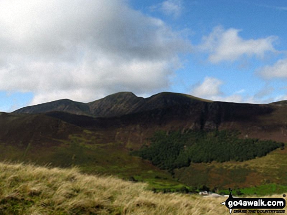 Walk c142 Robinson and Dale Head from Little Town - Crag Hill (Eel Crag) and Sail from Blea Crags