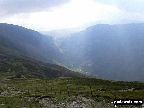 Walk c142 Robinson and Dale Head from Little Town - Dale Head (Newlands), Honister Pass and Grey Knotts from Hindscarth Edge