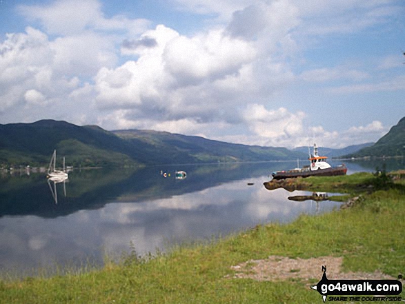 Loch Duich from Kintail Lodge (Hotel) near Shiel Bridge