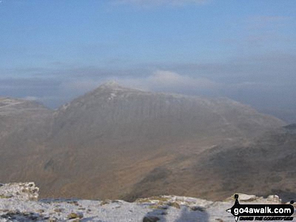 Bowfell from the second Crinkle (Long Top)