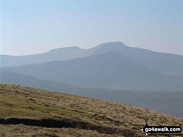 Pen y Fan from Gwaun Cerrig Llwydion (Bwlch y Ddwyallt)