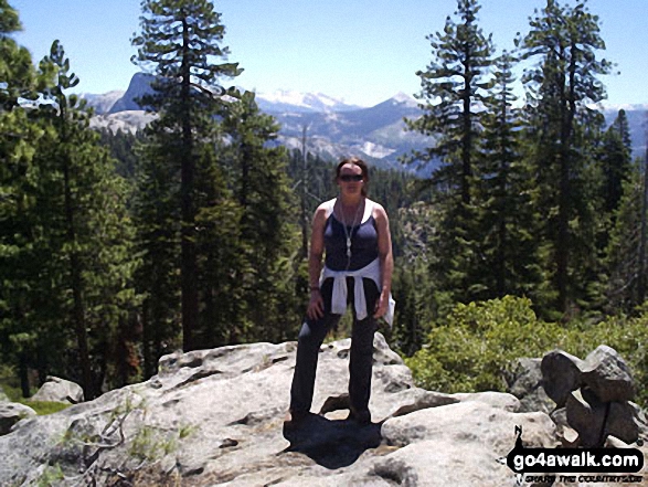 Me on one of the many Yosemite Peaks in Yosemite National Park California USA