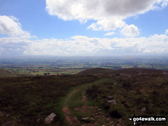 The Pennine Way from High Cup down to Dufton