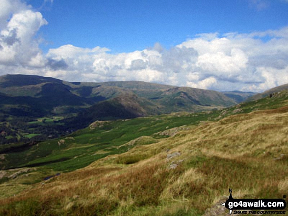 Walk c389 Great Rigg, Fairfield and Hart Crag from Ambleside - Helm Crag, Gibson Knott and Steel Fell from Nab Scar