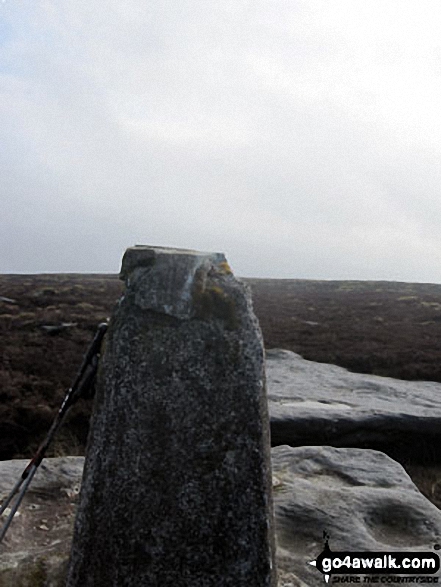 Thorpe Fell summit trig point