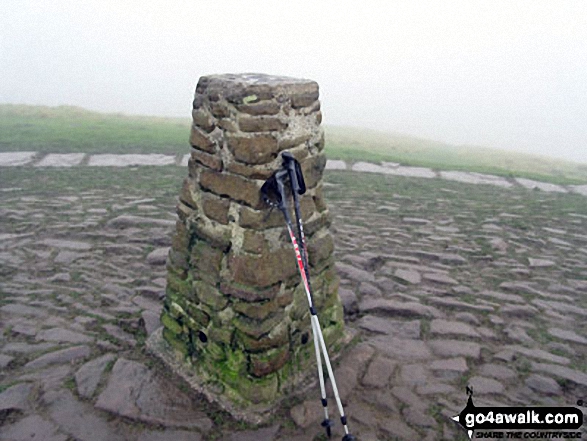 Mam Tor summit trig point