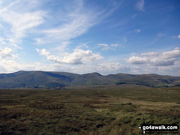 The Howgills from the descent from Knoutberry Haw