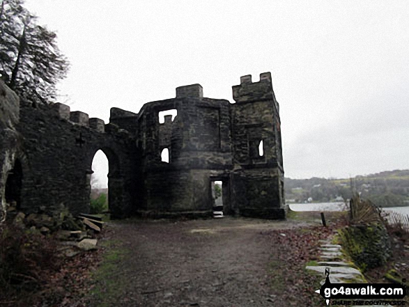 Claife Viewing Station on the west shore of Lake Windermere near Far Sawry Ferry House