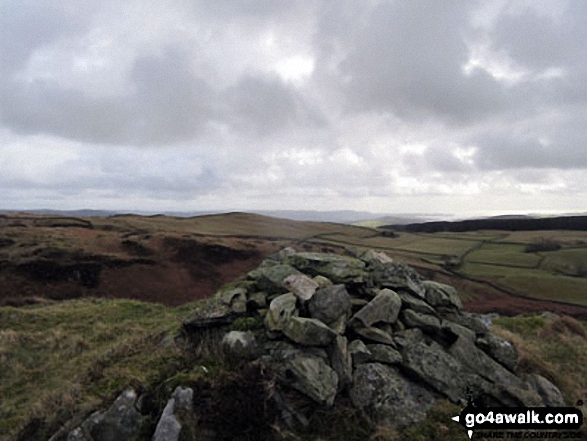 Low Light Haw (Top o' Selside) summit cairn