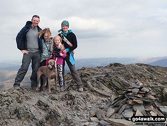 Walk Grisedale Pike walking UK Mountains in The North Western Fells The Lake District National Park Cumbria, England