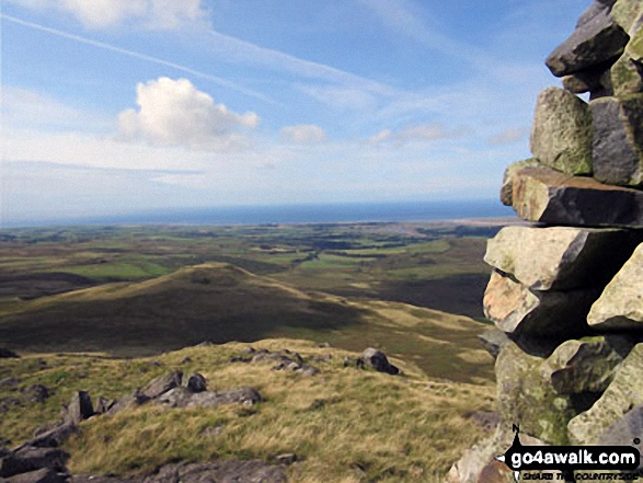 Walk c462 The Devoke Water Fells from Birker Fell - The Knott (Stainton Fell) from White Pike (Birkby Fell)