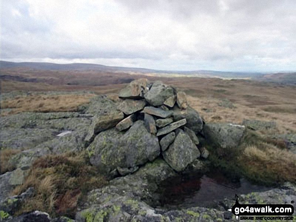 Great Ladstones summit cairn