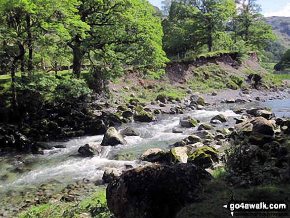 Walk c241 Great Gable and Honister Pass from Seatoller (Borrowdale) - Borrowdale