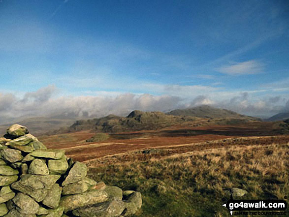 Looking towards Green Crag (Ulpha Fell) from Great Worm Crag