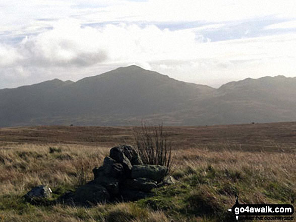 Walk Great Worm Crag walking UK Mountains in The Southern Marches The Lake District National Park Cumbria, England