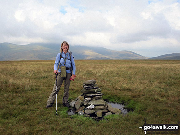 On the summit of Mungrisdale Common