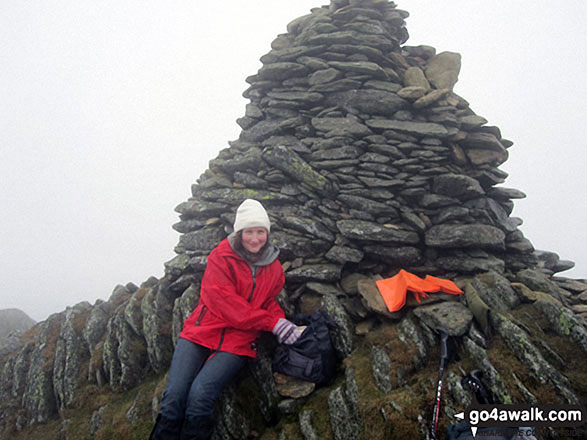 Walk c153 Thornthwaite Crag from Troutbeck - On Ill Bell Summit