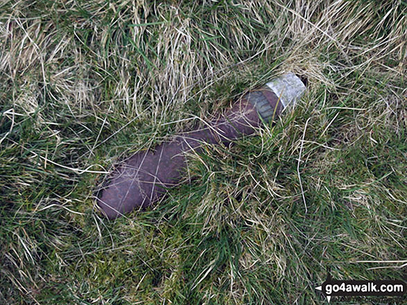 Walk c496 Tinside Rigg and Long Fell from Hilton - Artillery Shell on Long Fell