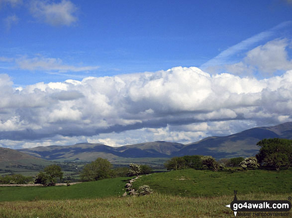 The Lorton Fells from Clints Crags Summit