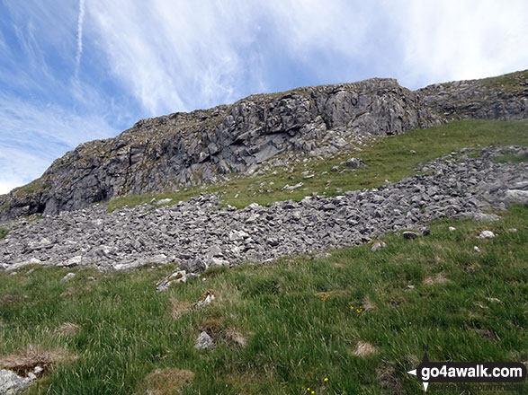 Climbing up to Langcliffe Summit