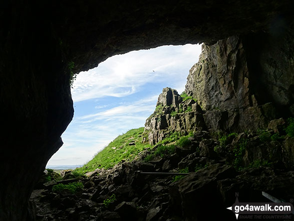 Looking out form Victoria Cave