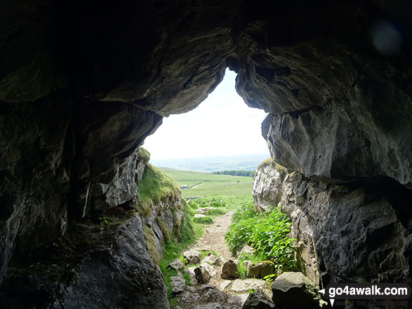 Looking out from Jubilee Cave