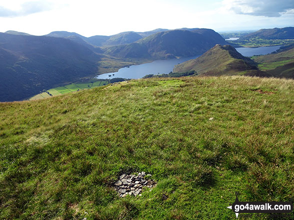 The summit cairn on Miller Moss