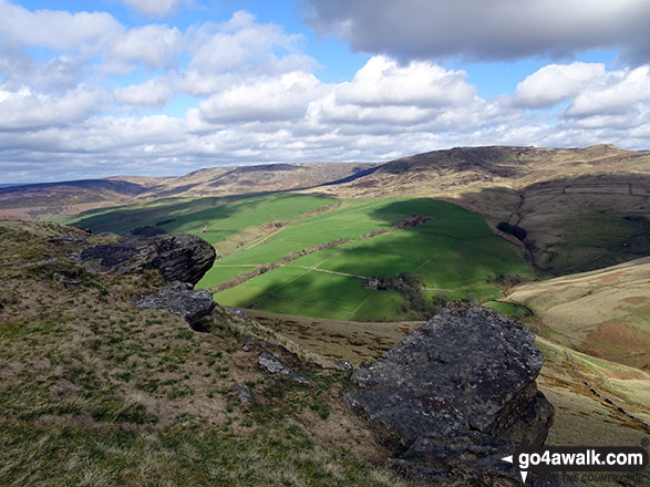 Walk d168 Mount Famine from Slackhall - Mount Famine summit