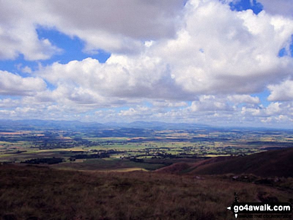 View from High Cap on the way up Cross Fell