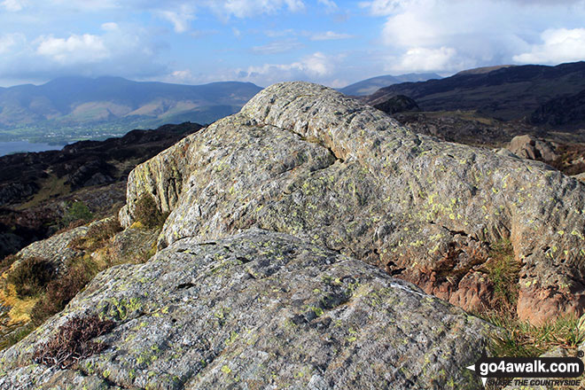 Walk c369 High Raise, Ullscarf and Grange Fell from Rosthwaite - Grange Fell (Brund Fell)