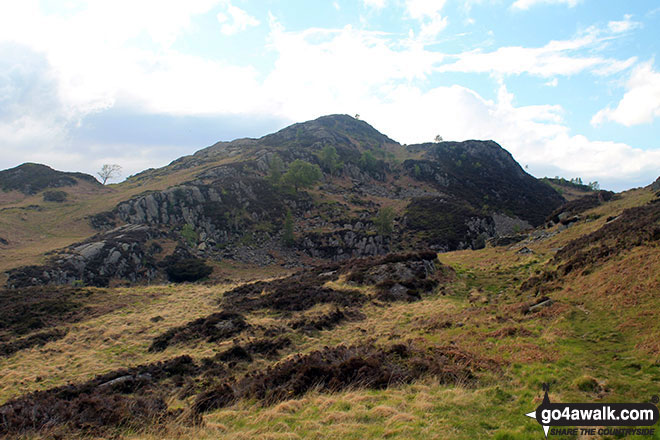 Walk c369 High Raise, Ullscarf and Grange Fell from Rosthwaite - King's How from Grange Fell