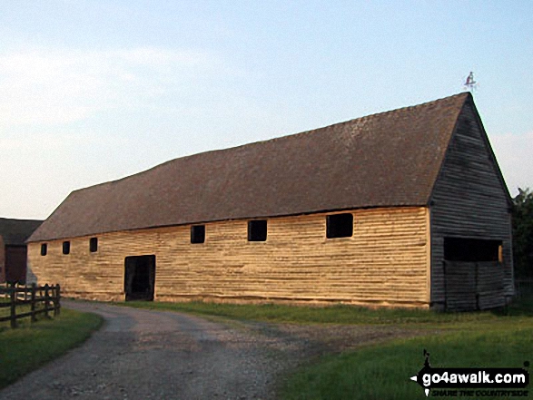 Walk ch170 Little Moreton Hall and Mow Cop from Ackers Crossing - Wooden Barn near Little Moreton Hall