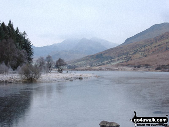 Walk cw108 Carnedd Moel Siabod from Plas y Brenin, Capel Curig - Snowdon from Llynnau Mymbyr, Capel Curig