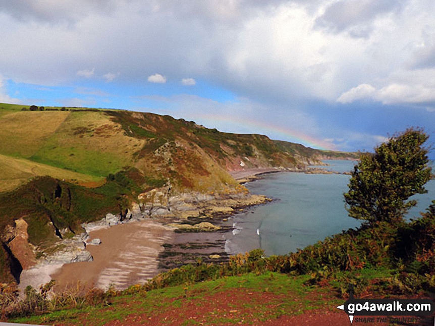 Scabbacombe Sands on the South West Coast Path (SWC)