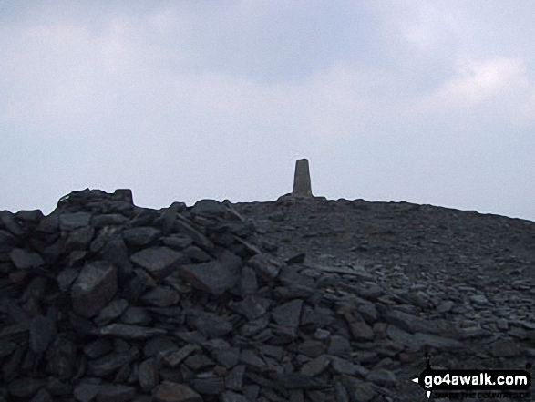 Walk c236 Skiddaw from Millbeck, nr Keswick - Skiddaw Summit