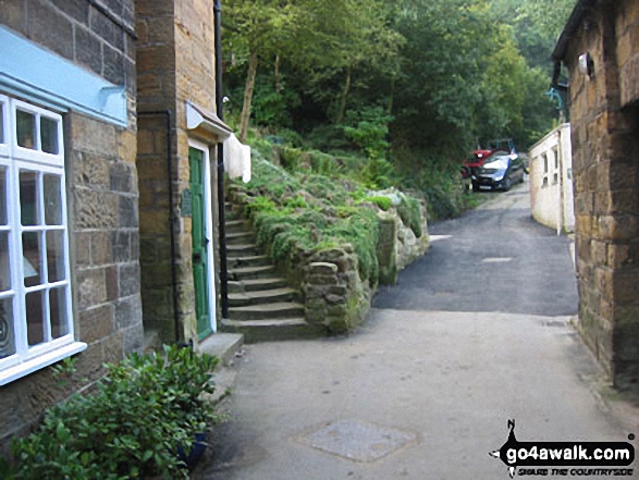 The Cleveland Way in Robin Hood's Bay