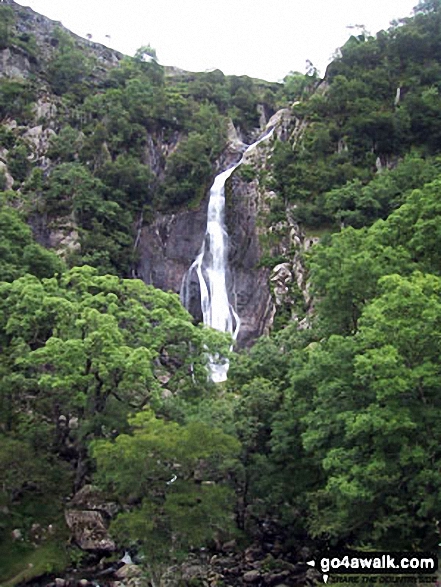 Walk gw139 Gyrn (Llanllechid) and Moel Wnion from Bont Newydd - Aber Falls