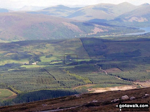 Nap-of-earth fighter plane training seen from Aonach Mor