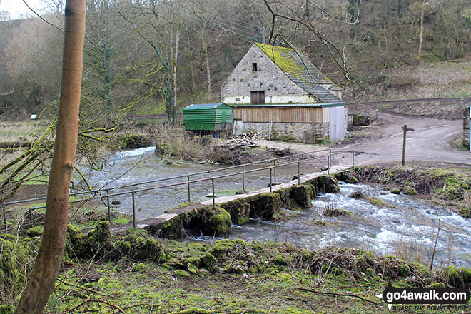 Walk d105 Over Haddon and Lathkill Dale from Monyash - The River Lathkill at Over Haddon