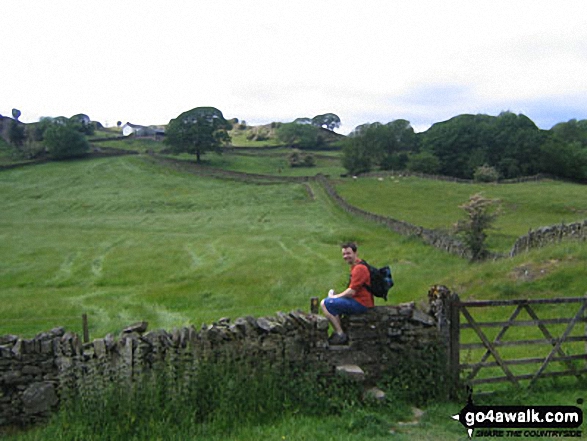 The Dales Way near Crag House Farm