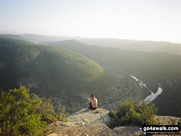 Me and "The Great Fish River" on  in Kwandwe Private Game Reserve Eastern Cape South Africa