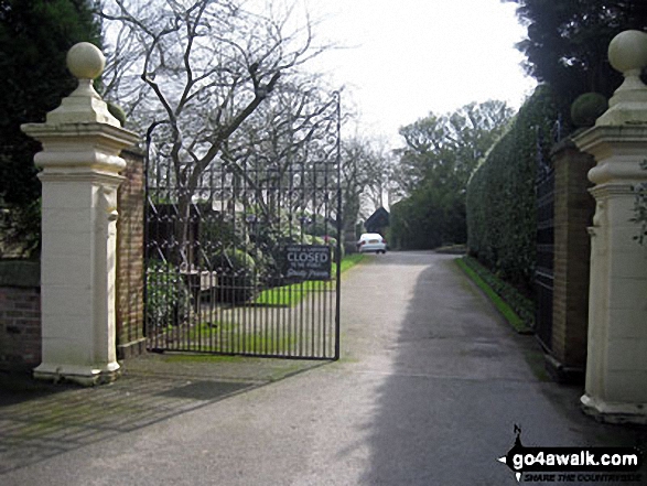 Walk ch148 Gawsworth Hall from North Rode - The entrance gates to Gawsworth Old Hall