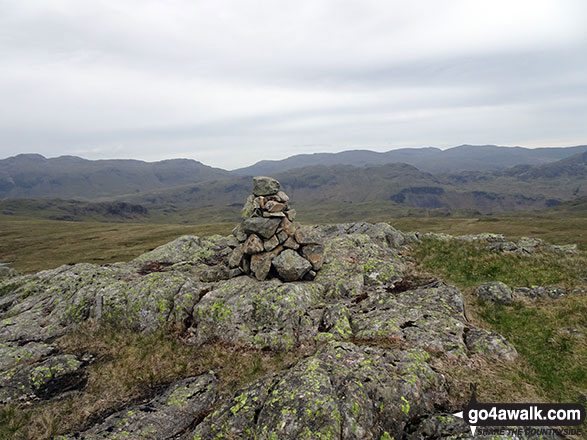 Walk Great How (Eskdale Fell) walking UK Mountains in The Southern Fells The Lake District National Park Cumbria, England