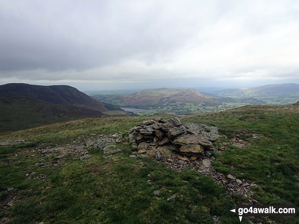 Walk c413 Burnbank Fell, Gavel Fell and Hen Comb from Loweswater - Hen Comb summit cairn