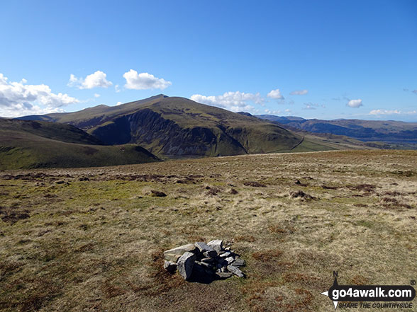 Walk c196 Grasmoor and Rannerdale Knotts from Lanthwaite Green - Great Cockup summit cairn