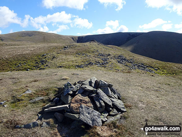 Walk c163 Great Sca Fell from Over Water - Meal Fell summit cairn