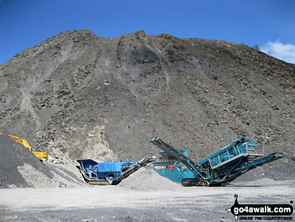 Machinery in Maen-offeren Quarry, Blaenau Ffestiniog