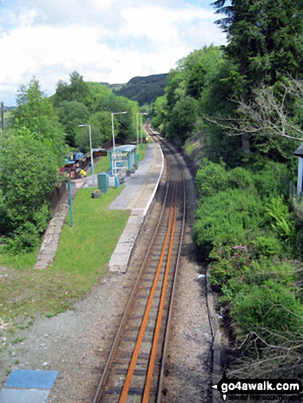 Walk cw128 Tai Penamnen and Cwm Penamnen from Dolwyddelan - Dolwyddelan Railway Station