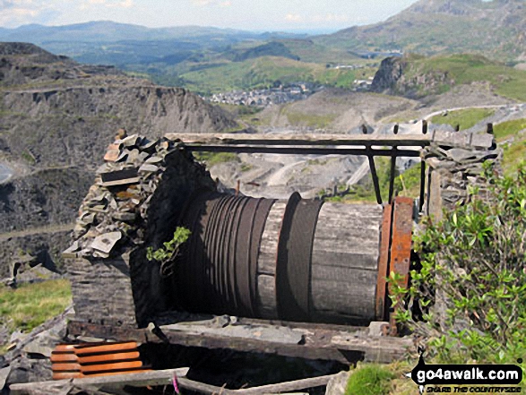 Drum House at the top of a disused incline in Maen-offeren Quarry