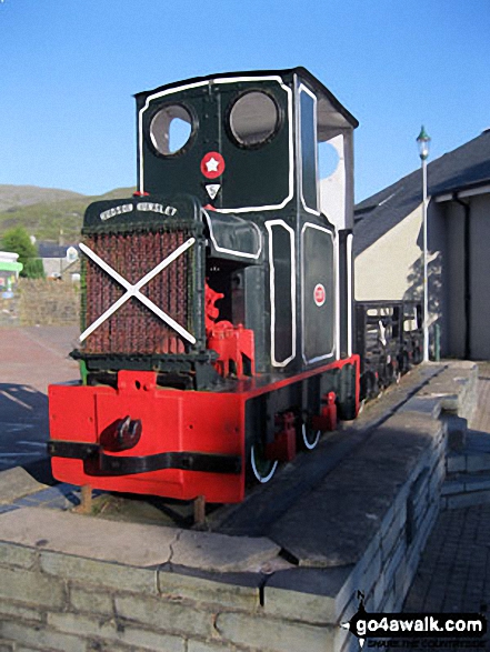 Outside Blaenau Ffestiniog Tourist Information Centre